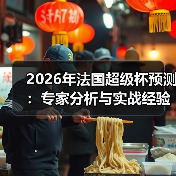 2026年法国超级杯预测：专家分析与实战经验全揭秘