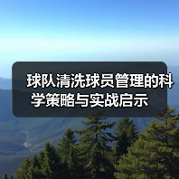 球队清洗球员管理的科学策略与实战启示