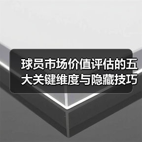 球员市场价值评估的五大关键维度与隐藏技巧 球员市场价值评估的五大关键维度与隐藏技巧
