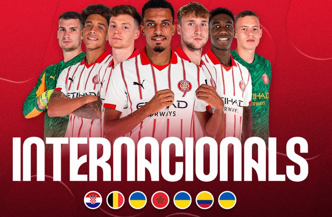 国际比赛日赫罗纳七将出征：多国脚奔赴世预赛与欧青赛战场