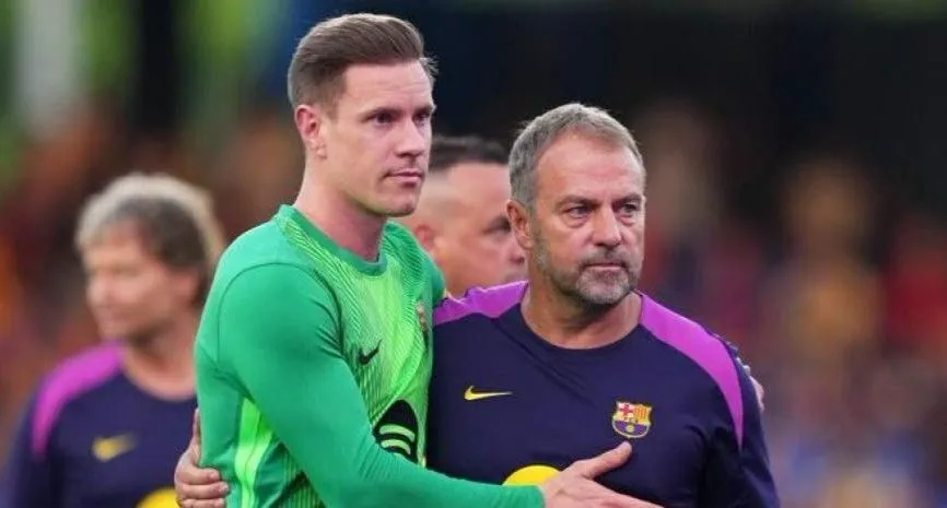 世体：特尔施特根因伤退出西超杯集训，冬窗租借赫罗纳或生变